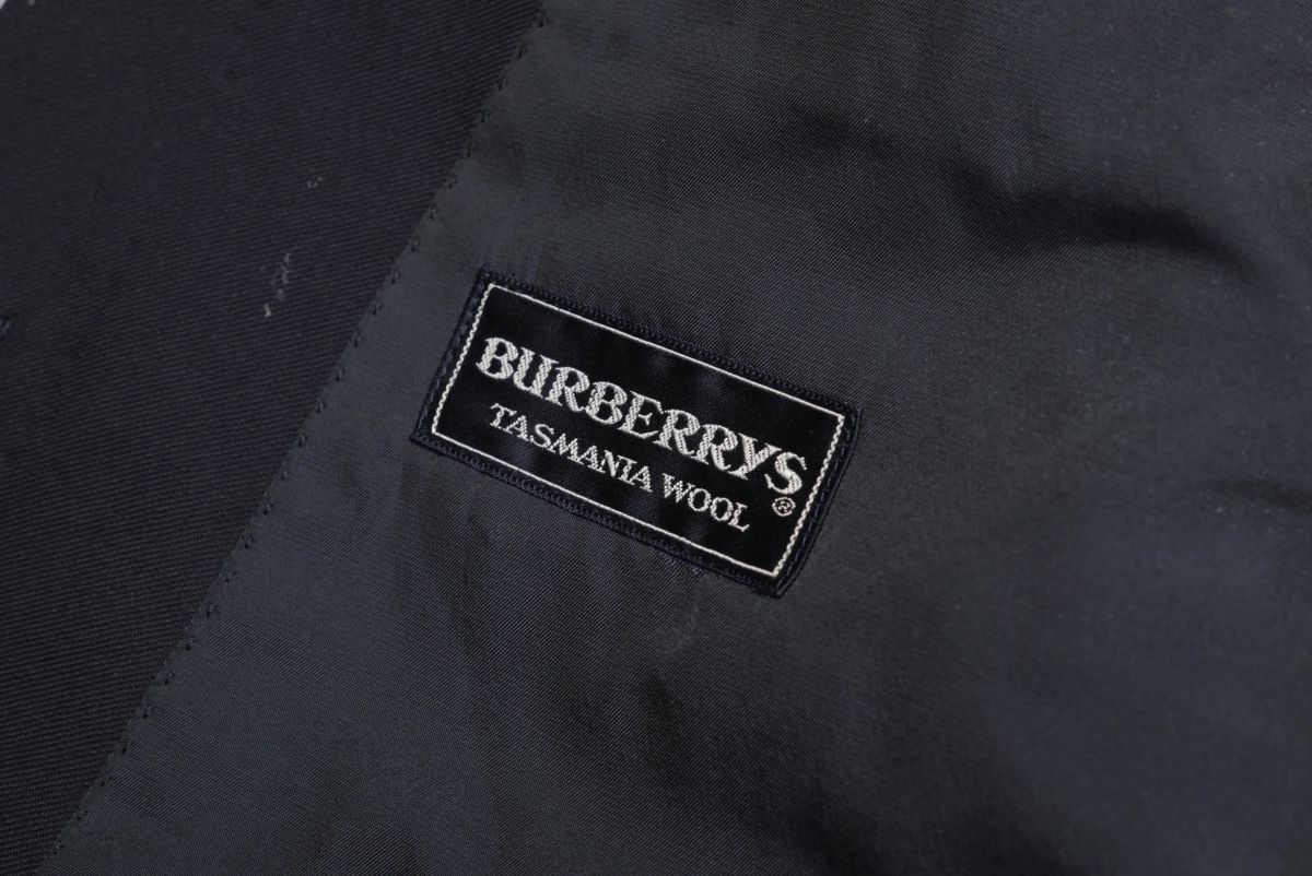TH3144/ Burberry /Burberrys/ double breast jacket / blaser / navy blue blur / navy series / men's /A7/ gold button 