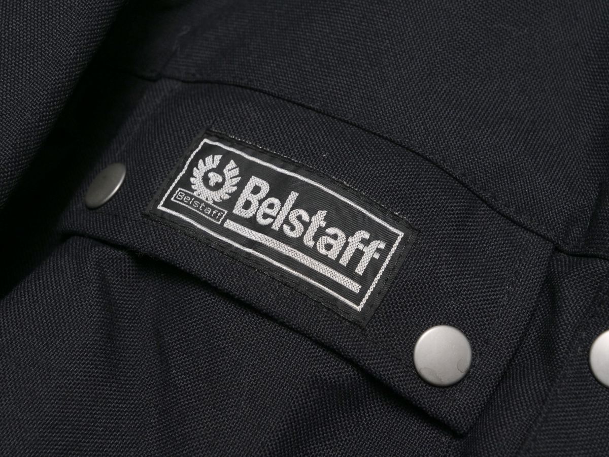 TH1633◎BELSTAFF ベルスタッフ トライアルマスター Belflex モーターサイクルジャケット ベルト付き ジップアップ ブルゾン 黒 サイズM_画像6