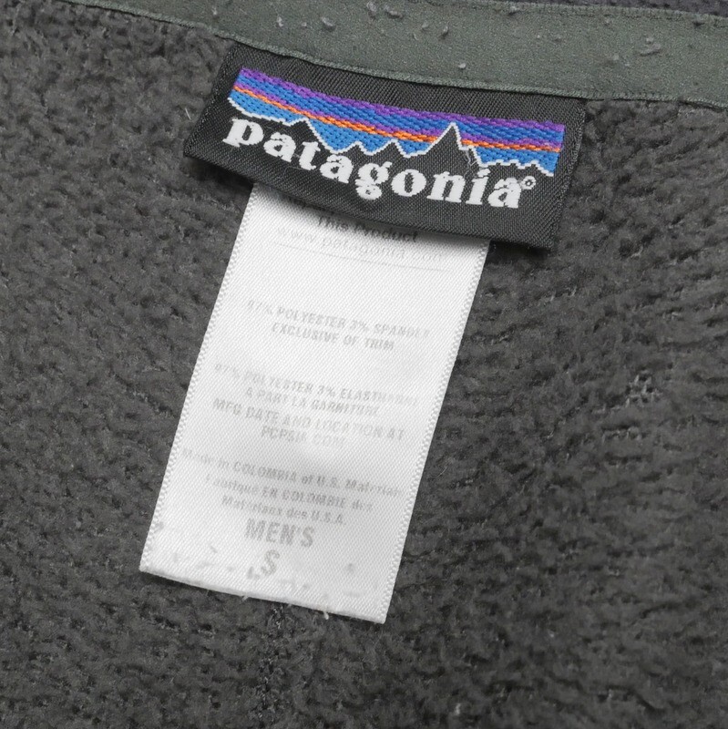 TH2035□パタゴニア/patagonia*25136FA11*レギュレーターフリース*R2*フリース×ジャージー*ジップアップジャケット*グレー*メンズ*S_画像8