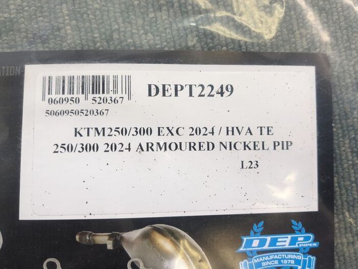 DEP 2024' KTM250/300EXC, ハスクバーナーTE250用ニッケルメッキチャンバーの画像6