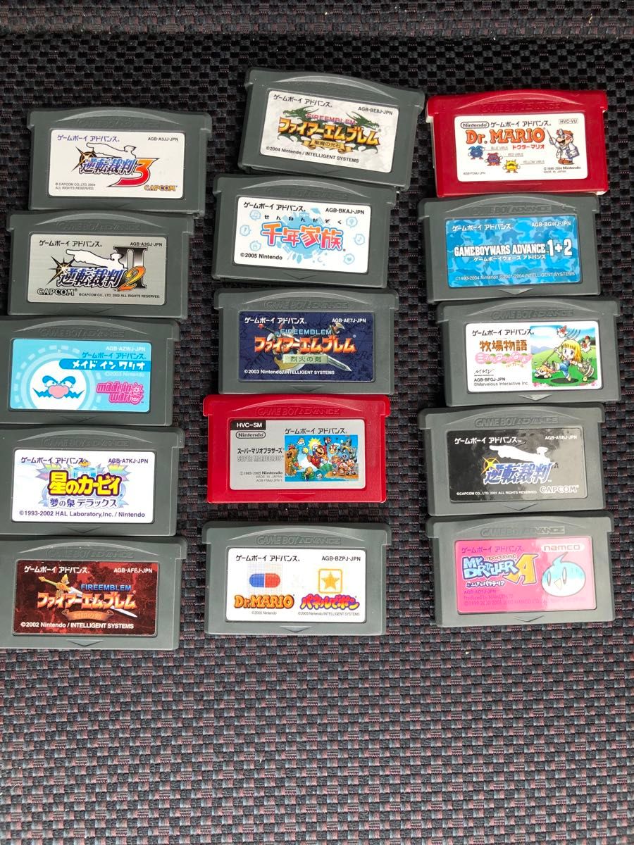 ゲームボーイアドバンス ソフト15本セットまとめ売り GBA