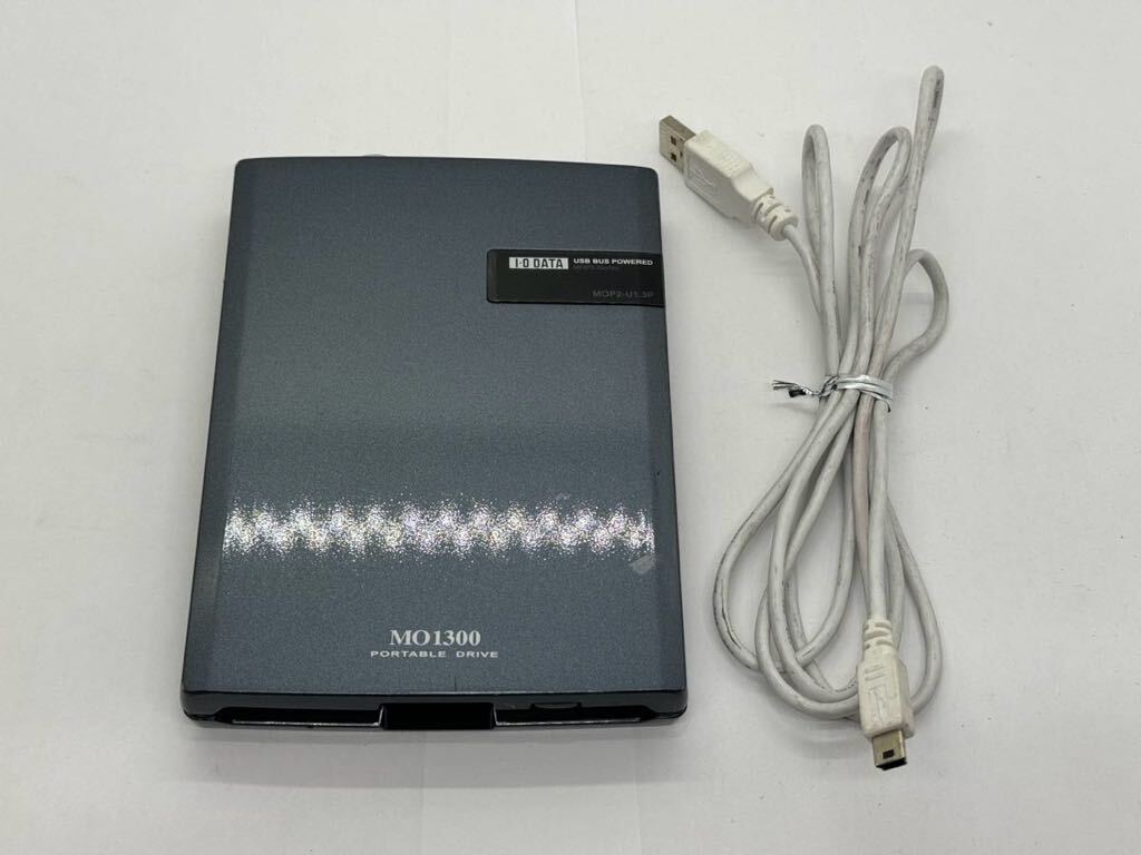 L020* IODATA MO Drive 1.3GB MOP2-U1.3P* USB correspondence used operation goods 