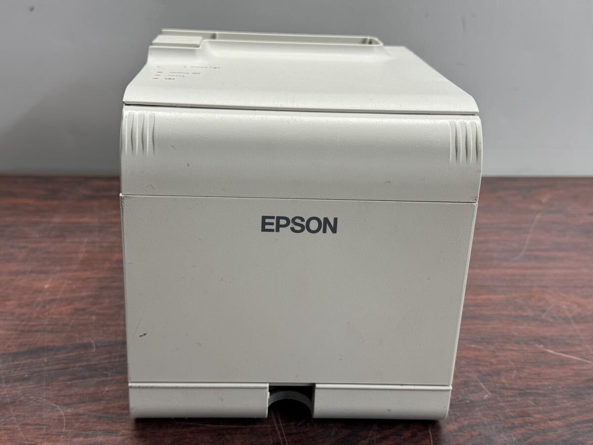 L033 ★ EPSON TM-T90II サーマルレシートプリンタ 有線LAN／USB接続 ◎簡易チェック済み 80mmタイプ 印字OKの画像6