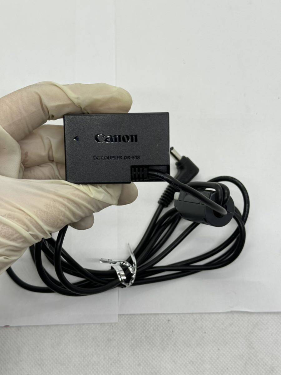 L026★ Canon キャノン DC COUPLER DCカプラー DR-E18 中古品_画像2