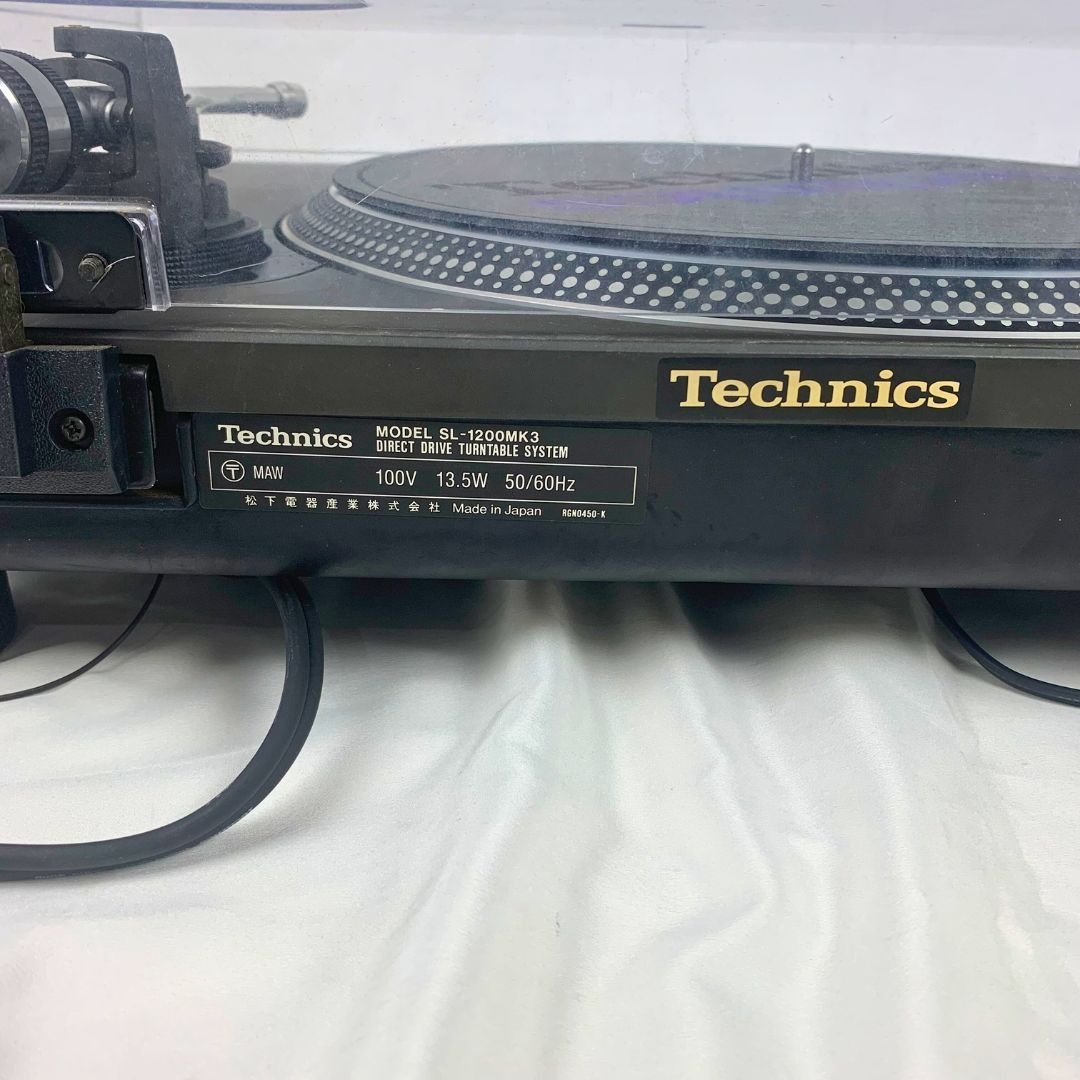 [R1057] 中古現状品 Technics (テクニクス) SL-1200Mk3 レコードプレーヤー_画像9