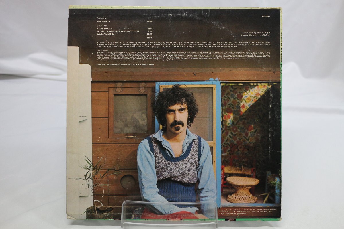 [TK3313LP] LP Frank Zappa WAKA/JAWAKA-HOT RATS（フランク・ザッパ） US盤 状態並み 再生良好 '72_画像2