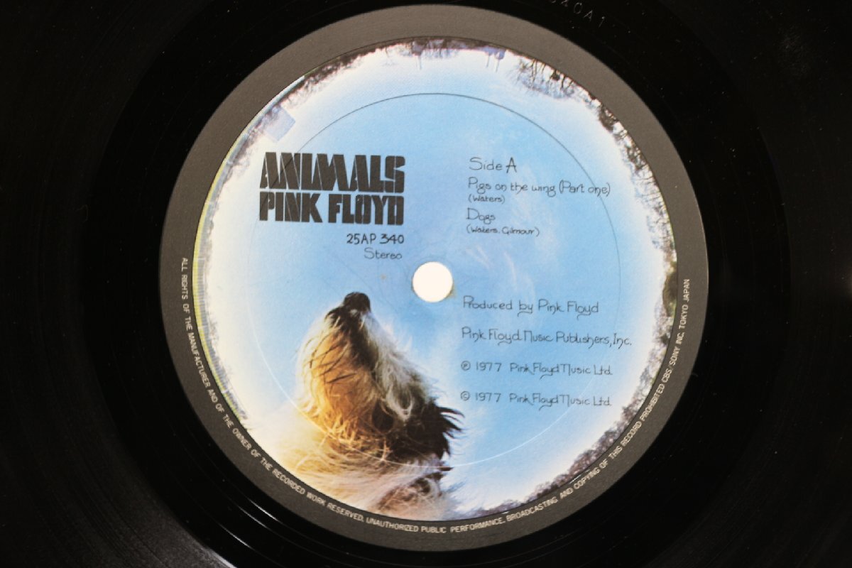 [TK3344LP] LP ピンク・フロイド/アニマルズ(pink floyd/animals) 国内盤 見開きジャケ インナースリーブに歌詞 ライナー 著名人コメント_画像7