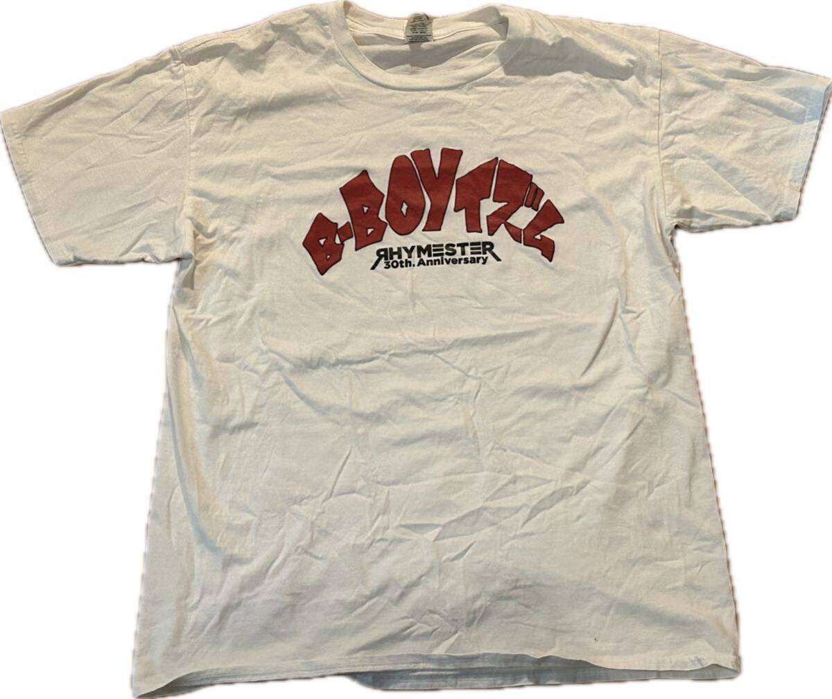 音モノ RHYMESTER 30th Anniversary Tee Shirt ライムスター 30周年記念 Tシャツ B-BOYイズム Hiphop ヒップホップ Rap ラップ_画像1