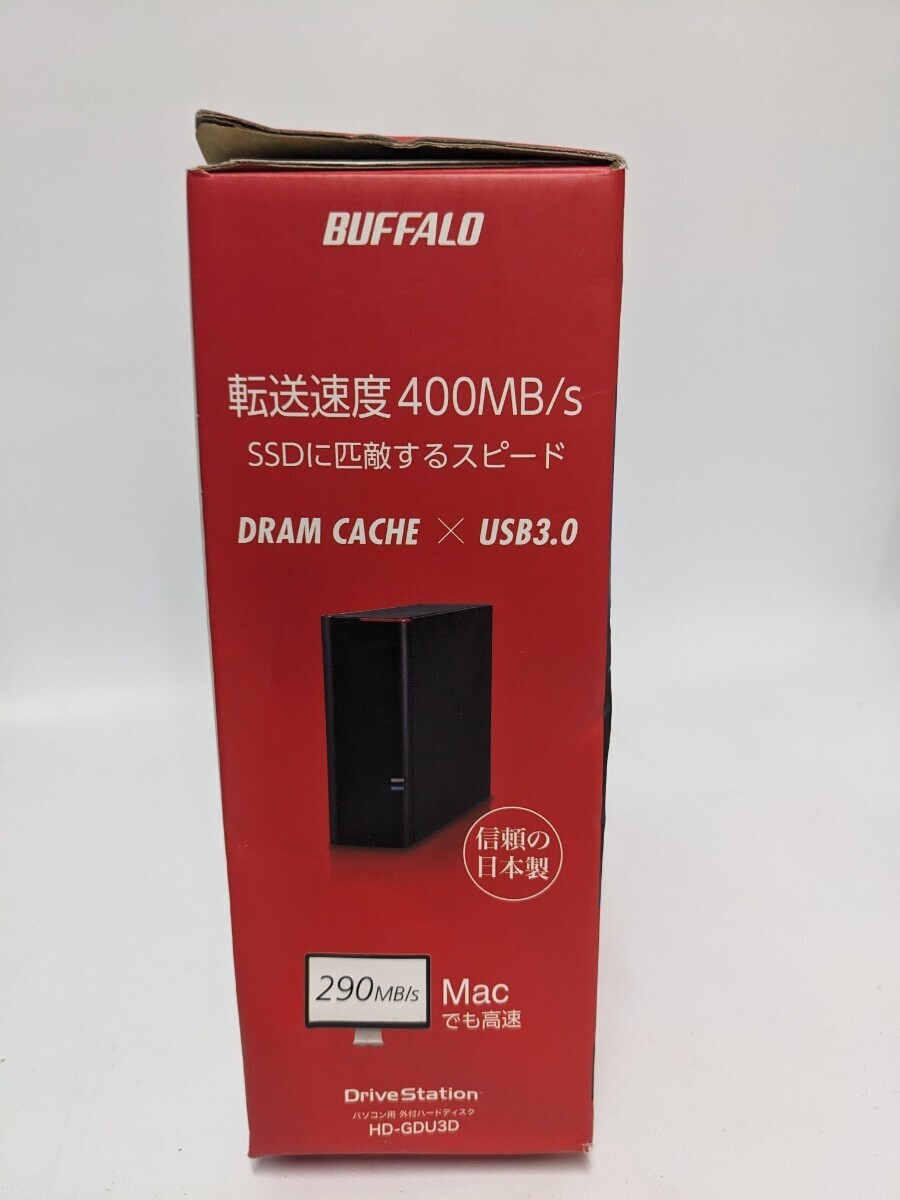 BUFFALO バッファロー ハードディスク 外付けハードディスク 外付けHDD 4TB ハードディスクドライブ　フォーマット済み　HD-GDU3　0327-4_画像7