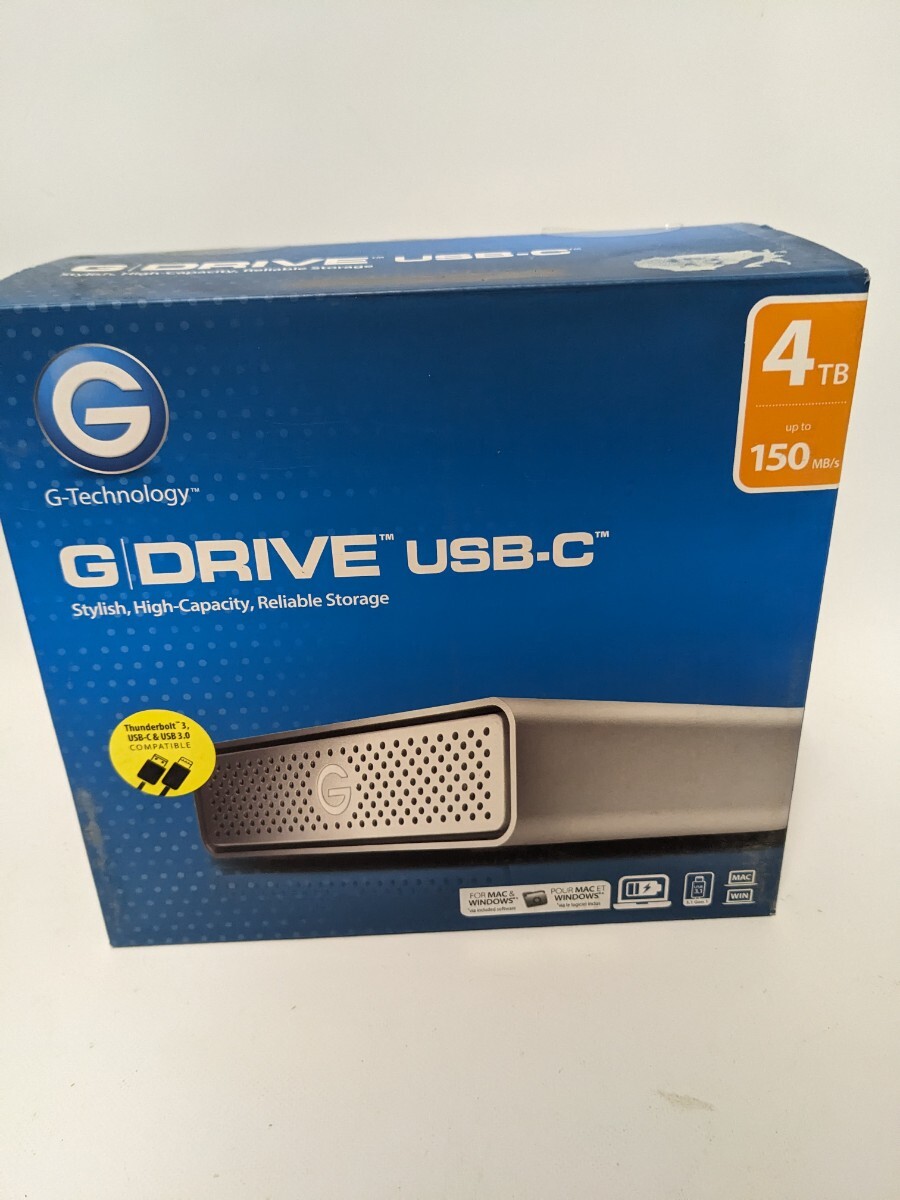 HDD　0G05669 4TB　G-tech G-Drive フォーマット済み　ハードディスクドライブ　外付けHDD　0327-11_画像5