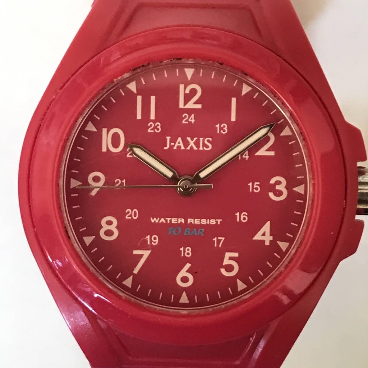 １円  J-AXIS 10気圧防水 ユニセックス 腕時計 AG1328 の画像1