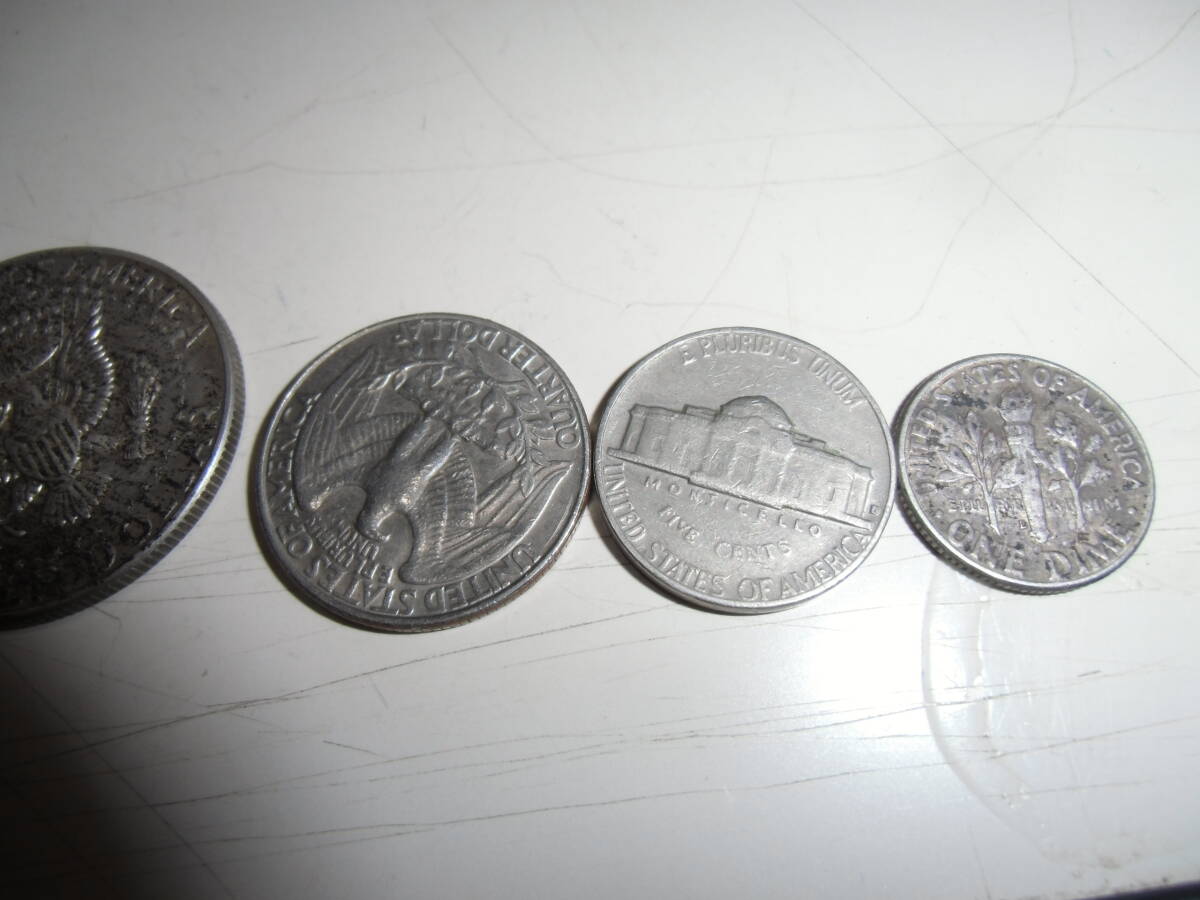 米国コイン５枚 １／２ドル２枚他 硬貨  アメリカの画像5