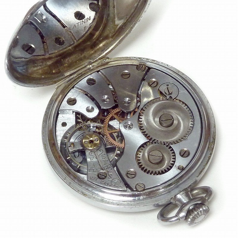 WA54【ヴィンテージ】CHRONOMETER PRINCE PLATININ(プラチニン) 72917 手巻き 懐中時計の画像4