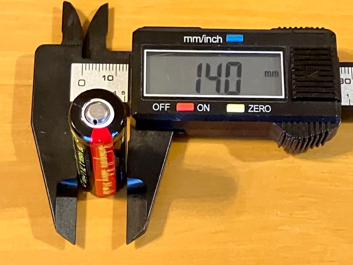 3.7V 900mAh 14500 TrastFire製 保護回路(PCB)付リチウムイオン充電池 4本セット