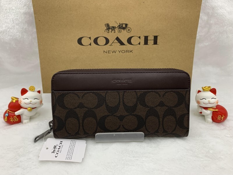 コーチ COACH 長財布 財布 メンズ レディース アウトレット プレゼント 贈り物 シグネチャー ロング ジップ 新品 ファッション F75000 C189_画像1