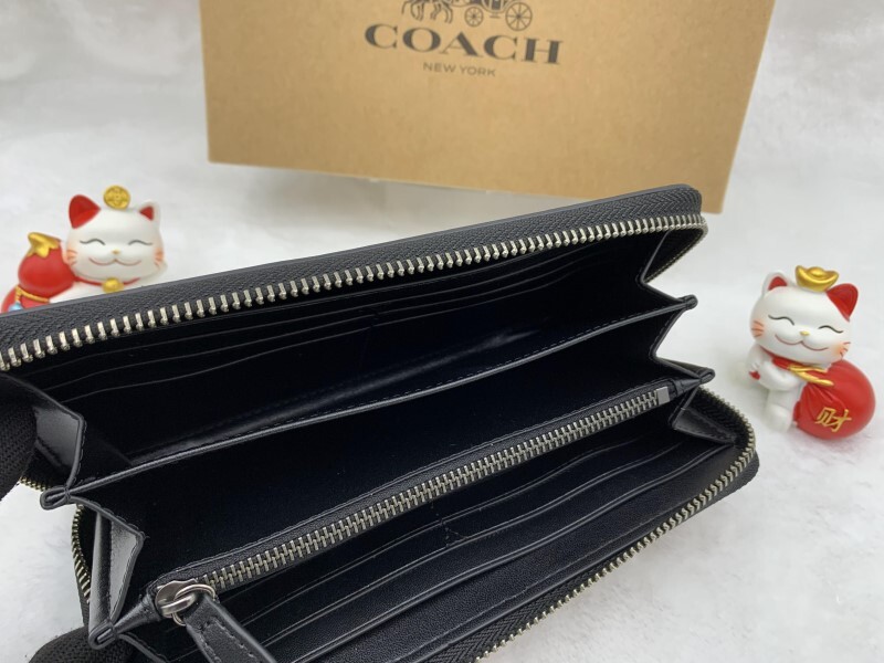 コーチ COACH 長財布 財布 レディース メンズ プレゼント 贈り物 ストライプ ロング ジップ 新品 未使用 ファッション F75395 A299の画像8