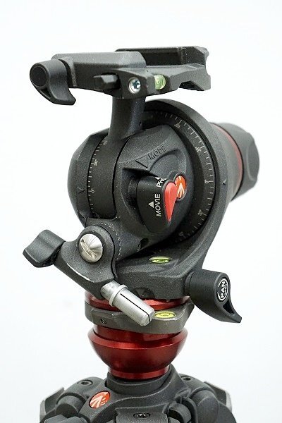 Manfrotto/マンフロット カーボン三脚 雲台セット▲755CX3G 中古▲送料無料_小キズ・キズ・汚れあり。