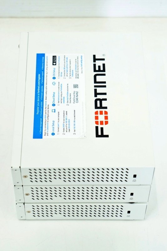 Fortinet ファイアウォール Fortigate-60F 3台セット(ライセンス有)▲FG-60F 中古▲送料無料の画像2