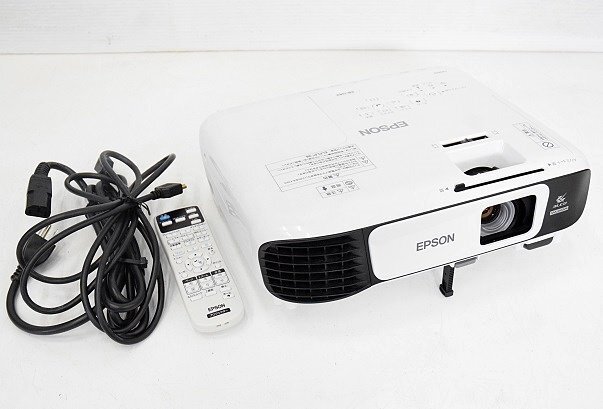 EPSON/エプソン 3600lm ビジネスプロジェクター□EB-U42 ランプ使用2972/120時間 中古 訳あり_小キズ・日焼けあり。