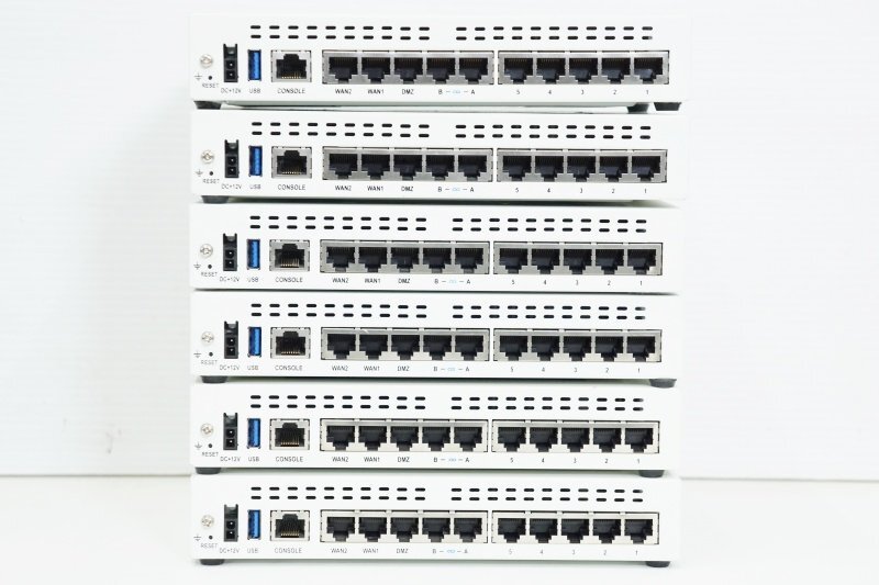 Fortinet ファイアウォール Fortigate-60F 6台セット(ライセンス有)▲FG-60F 中古▲送料無料_画像3