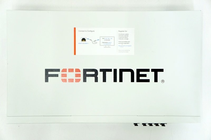 Fortinet/フォーティーネット ファイアウォール Fortigate-100F 【ライセンス2025/8/24まで】▲FG-100F 中古▲送料無料の画像4