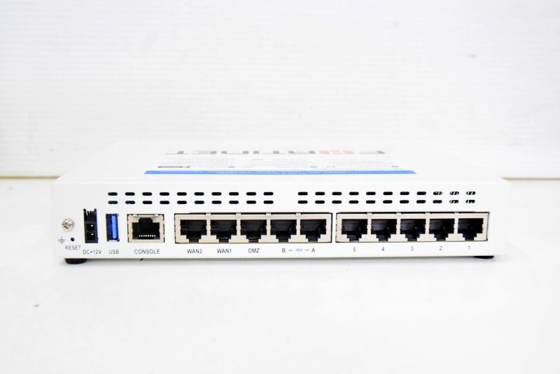 Fortinet ファイアウォール Fortigate-60F ライセンス2028/7/18まで□FG-60F 中古□送料無料の画像3