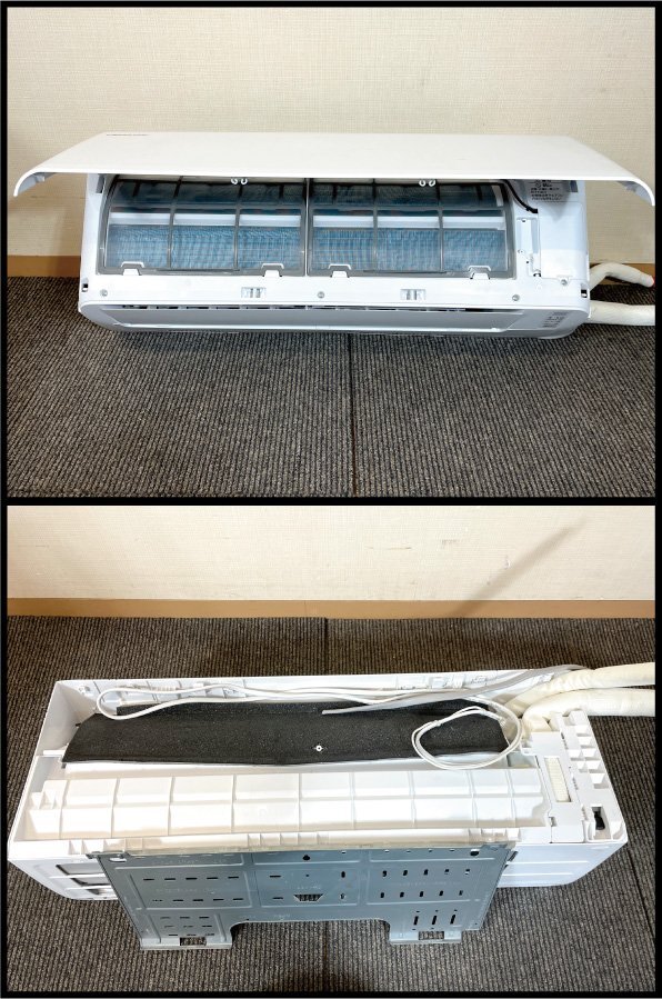 【福岡】ルームエアコン◆ハイセンス◆内機：HA-S28E-W 外機：HC-S28E◆リモコン◆傷・汚れ有◆※2個口発送◆モデルR使用品◆BR4554_Yyの画像8