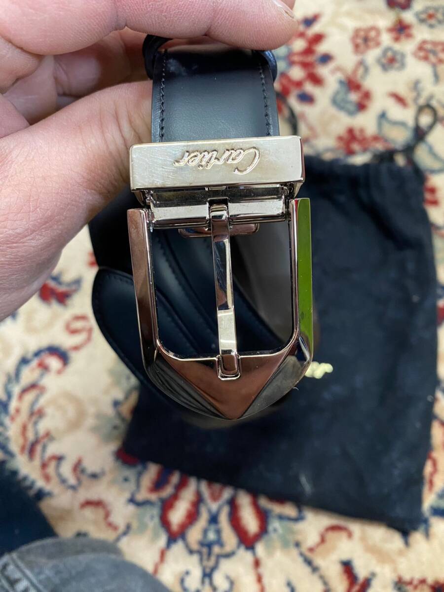 Cartier カルティエ ベルト レザー フランス製 EWNF_画像4