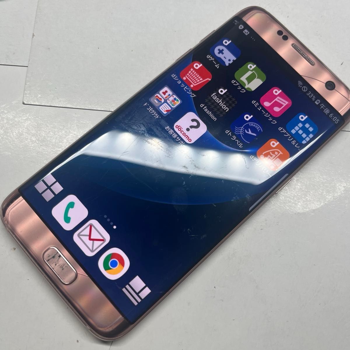 Galaxy S7 edge pink バッテリー最大容量80%以上