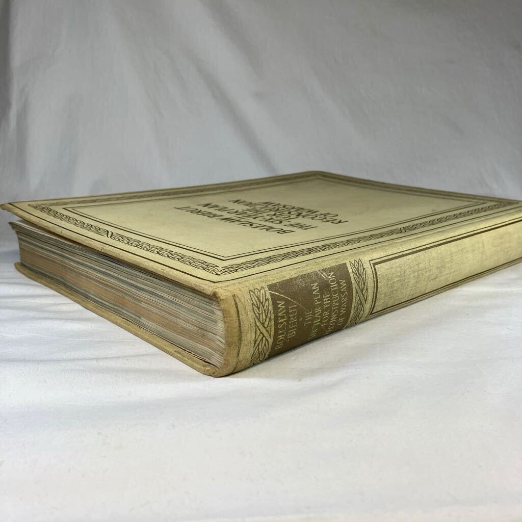 洋書】THE SIX-YEAR PLAN for the RECONSTRUCTION OF WARSAW ワルシャワ再建の為の6年間に渡る計画 ボレスワフ ビェルト 1951年【古本】 - 戦記、ミリタリー 洋書】THE SIX-YEAR PLAN for the RECONSTRUCTION OF WARSAW ワルシャワ再建の為の6年間に渡る計画 ボレスワフ ビェルト 1951年【古本】 - 戦記、ミリタリー