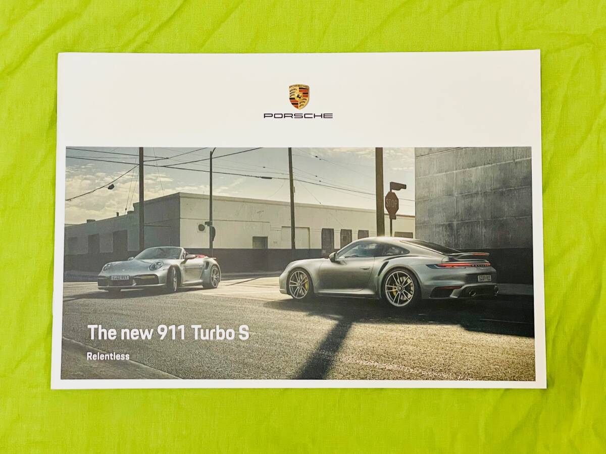 最安●ラスト1冊●大量出品中!!●PORSCHE ポルシェ 911 Turbo s ターボS カタログ 992型 最新モデル ディーラー 純正 カタログ ●即決 !!●_画像1