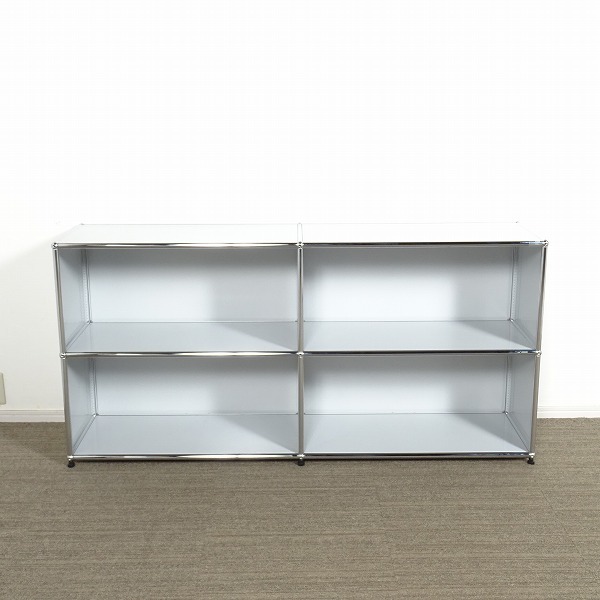 *SELUNO* model house exhibition superior article USM is la- cabinet shelf 2 row ×2 step light gray 20 ten thousand # Herman Miller vi tiger KNOLL wrinkle ne