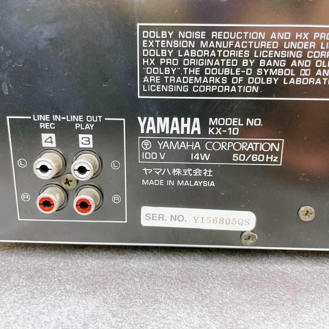 【完動品】YAMAHA KX-10 ヤマハ ステレオ カセットデッキの画像5