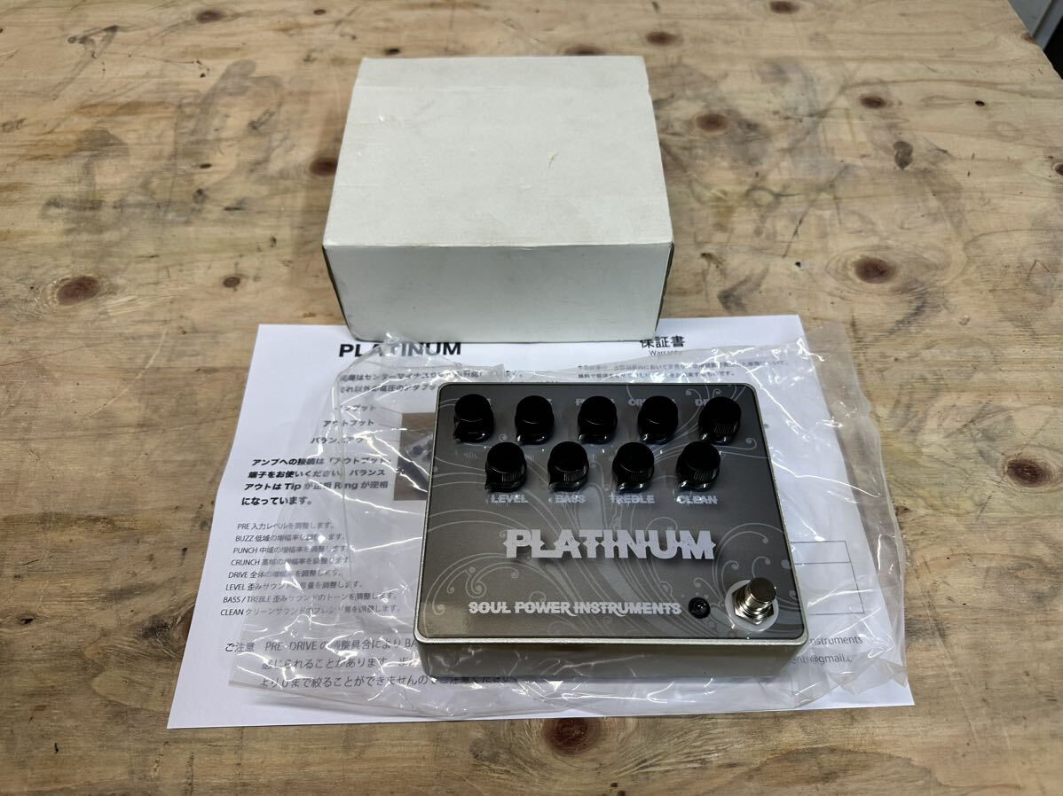 [ unused goods ]Soul Power Instruments soul power instrument PLATINUM PSA-1 copy Amplifier Simulator base DI