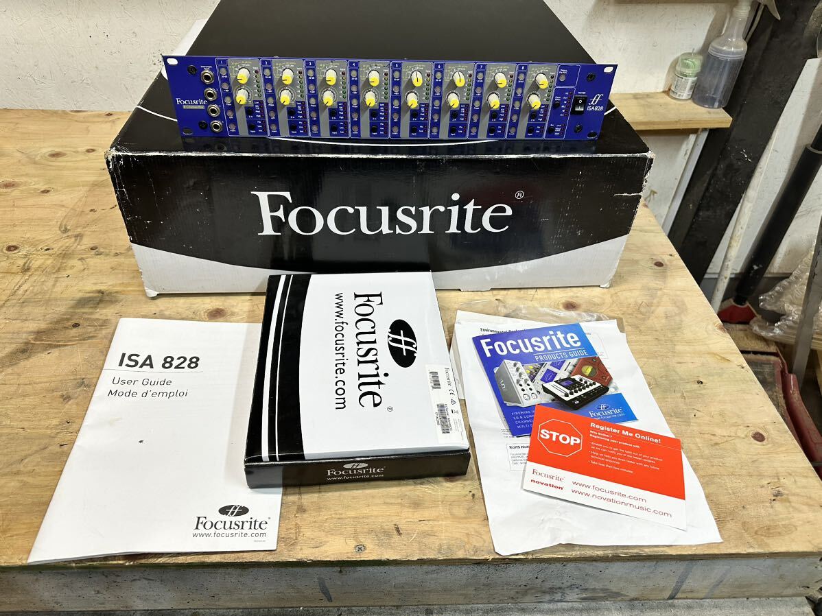 ［動作品］Focusrite フォーカスライト ISA828 デジタルカード付き_画像1