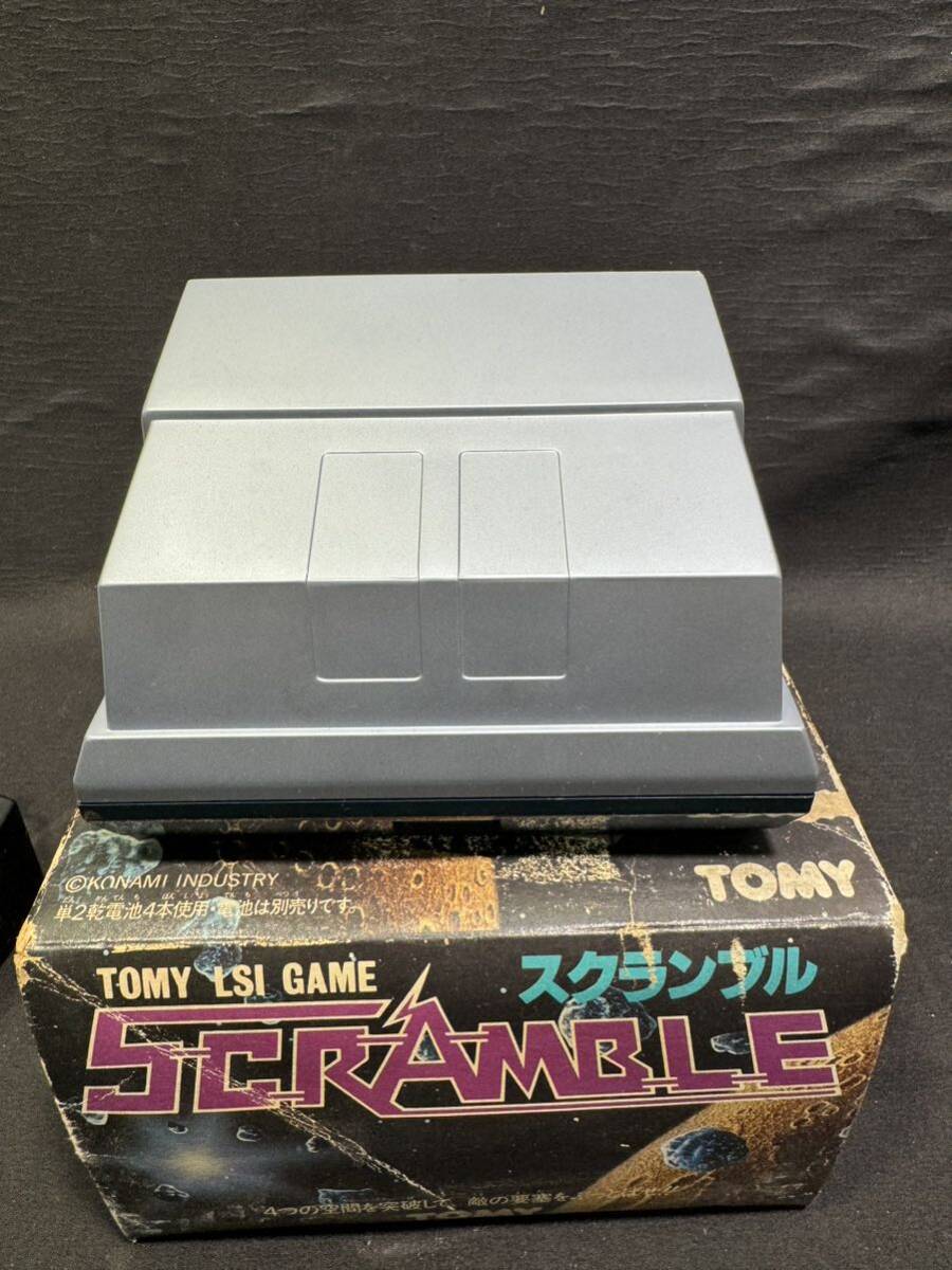 【動作確認済み】TOMY トミー LSI GAME SCRAMBLE スクランブル ゲーム レトロ 当時物 元箱付 昭和レトロ 0312-011(6)の画像3