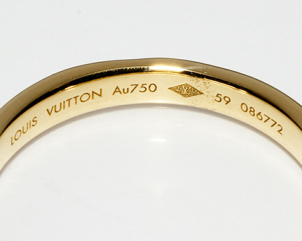  Louis Vuitton кольцо K18YGa Lien s epi кольцо ширина 3.2 мм Q9F75M
