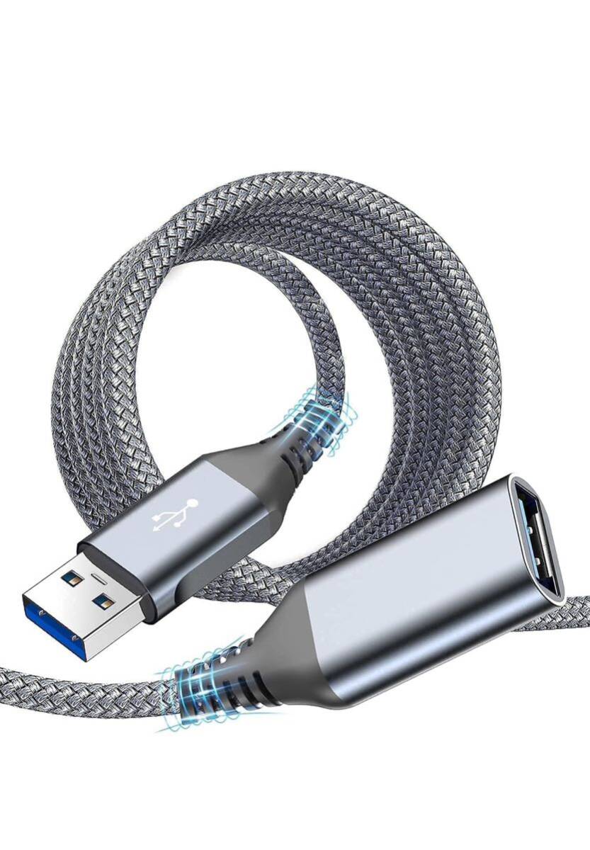 USB 延長ケーブル 3M,USB 3.0 延長ケーブル 5Gbps高速データ転送 AviBrex usb 延長