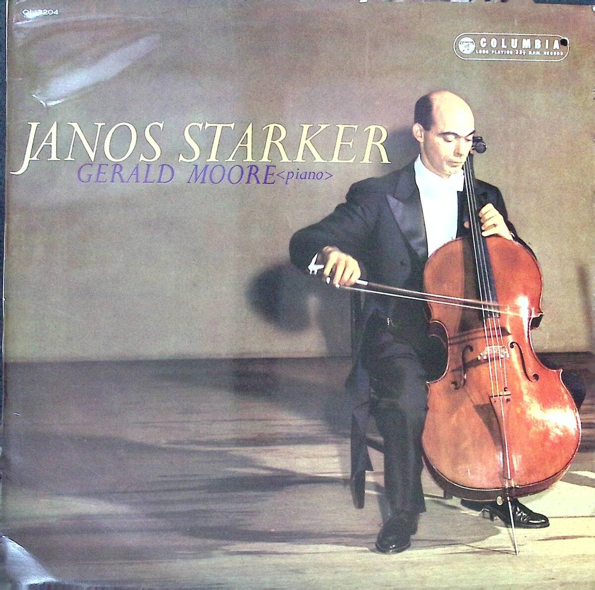【希少】Starker Cello Recital G線上のアリア トロイメライ ハンガリー狂詩曲他 日Columbia 初期プレス盤 OL-3204(=33CX1700)(XAX-1451/2)の画像1