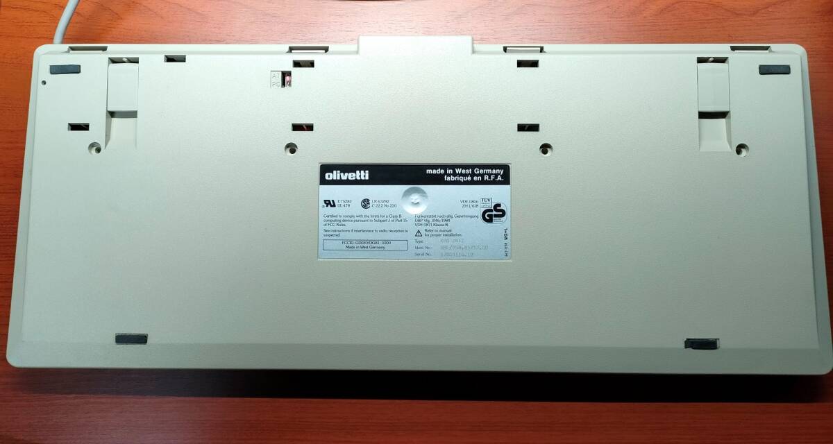 【ビンテージCherry最高峰】Olivetti KBD2812(G81-3000、ISO配列) の画像6