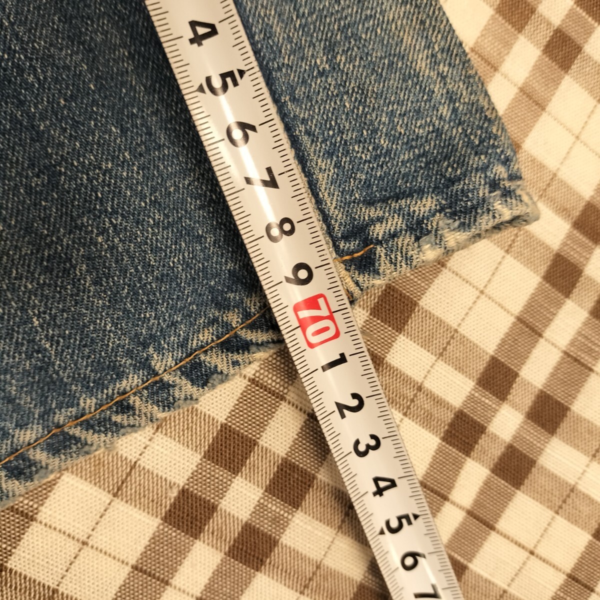 リーバイス 66 ビッグE オリジナル ヴィンテージ ジーンズ デニム Levi's ポケット裏シングルステッチの画像10