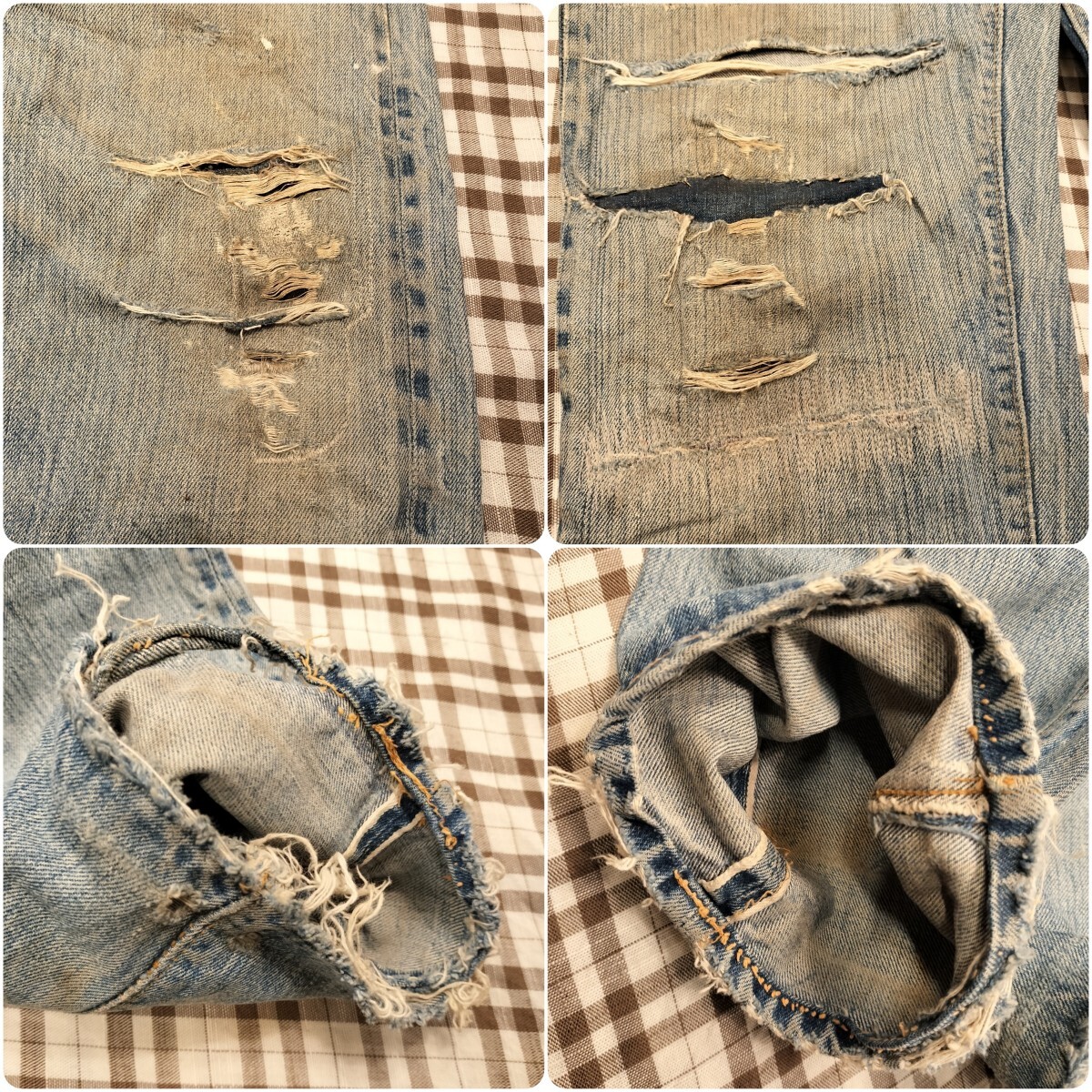 1970年代 リーバイス TALON42ジッパー オリジナル デニムパンツ Levi's ヴィンテージ_画像7