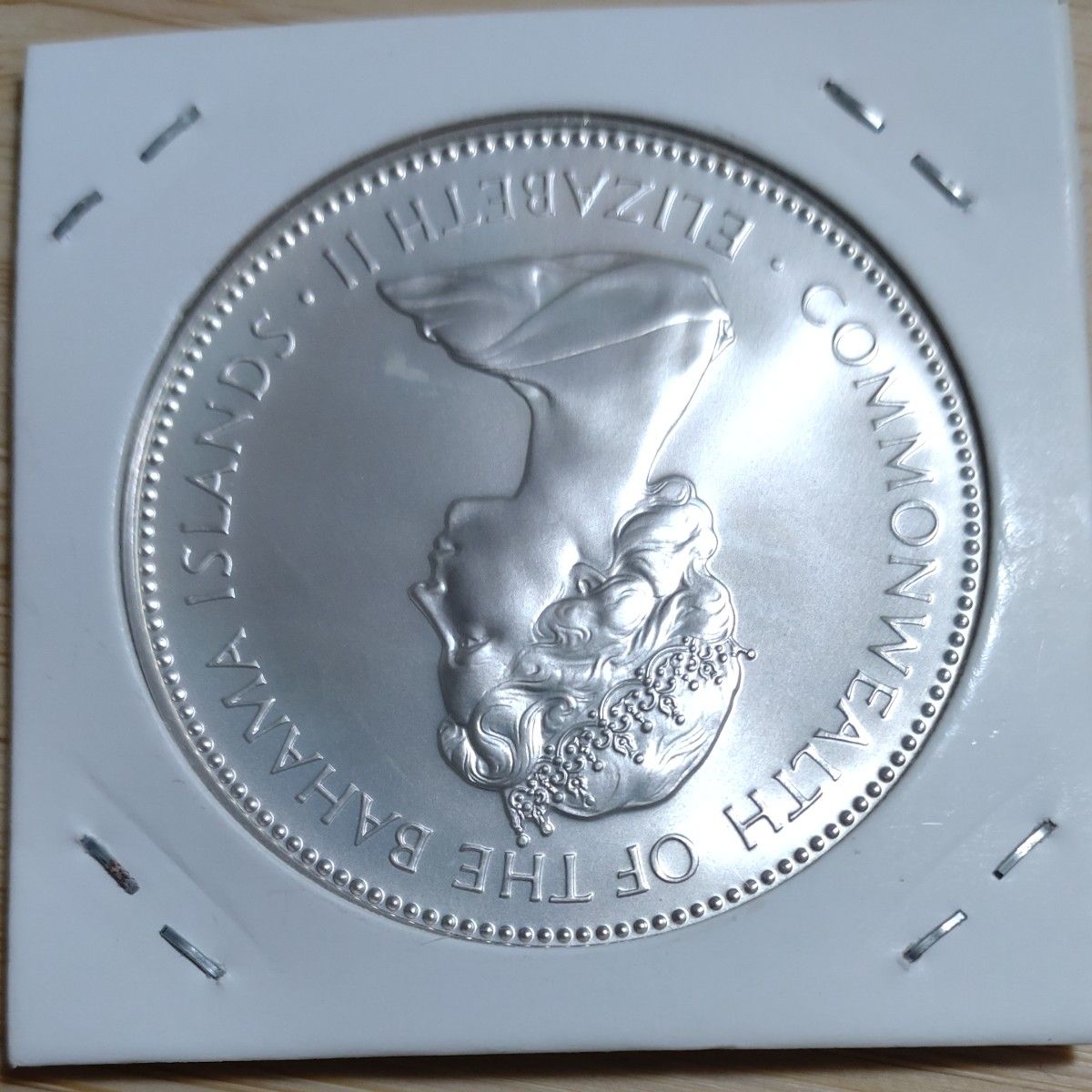 バハマ銀貨　フラミンゴ　1973