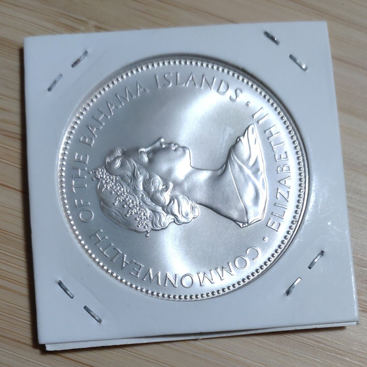 バハマ銀貨　フラミンゴ　1973
