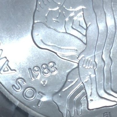 アメリカ　オリンピック銀貨　1983