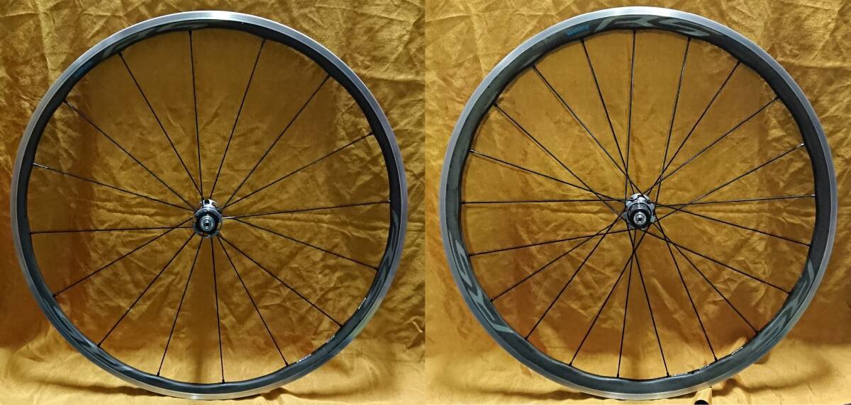 SHIMANO ULTEGRA WH-RS700 カーボンラミネートリムホイール前後 SHIMANO ULTEGRA WH-RS700 カーボンラミネートリムホイール前後
