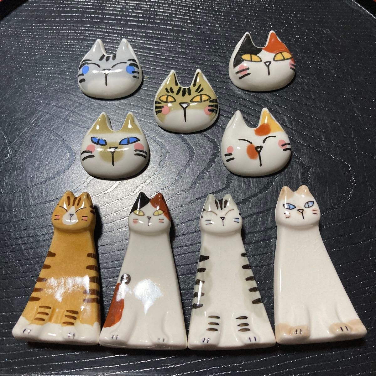 箸置き　箸置　はしおき　cat chips 吉沢深雪