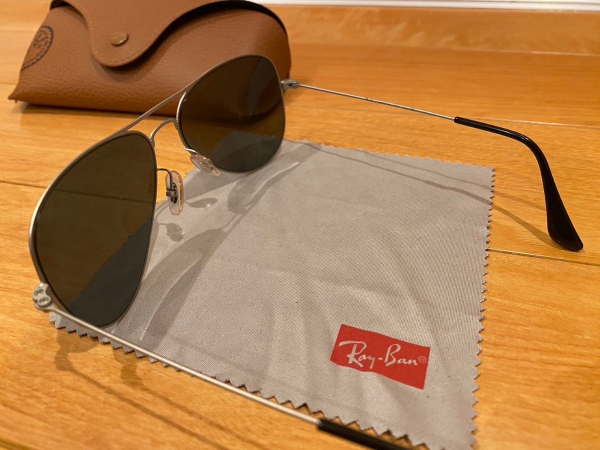 レイバン サングラス RB3513 アビエーター ミラー ケース付 Ray-Ban_画像3