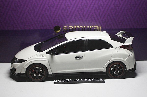 ▲世界限定500台！京商 1/18 HONDA CIVIC TYPE R ホンダ シビック タイプR 白 samurai