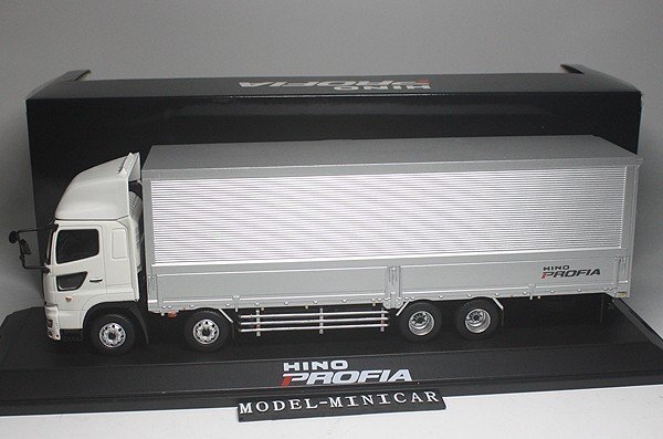 ▲超希少！HINO特注！1/43 日野 HINO PROFIA プロフィア Truck トラック コンテナ 白 作業車_画像2